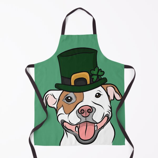 Item preview, Happy Go Luck Irish Pitbull designed and sold by rmcbuckeye.