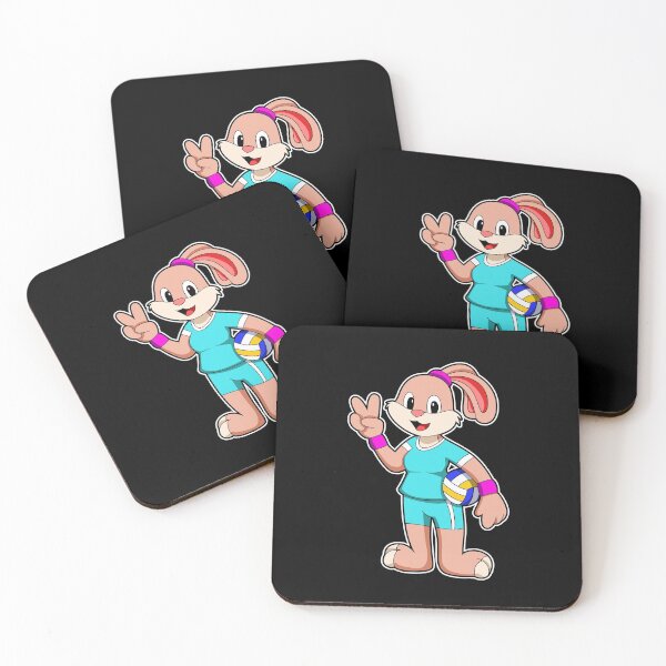 Item preview, Rabbit at Sports with Volleyball designed and sold by Snabdesign84.