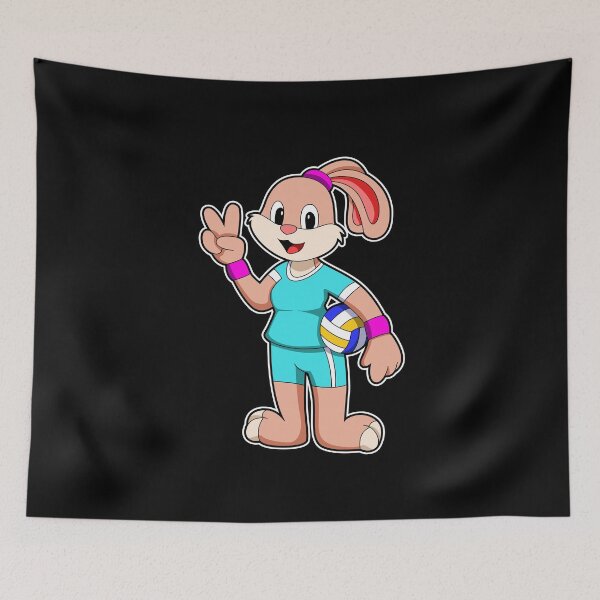 Item preview, Rabbit Volleyball player Volleyball designed and sold by Snabdesign84.