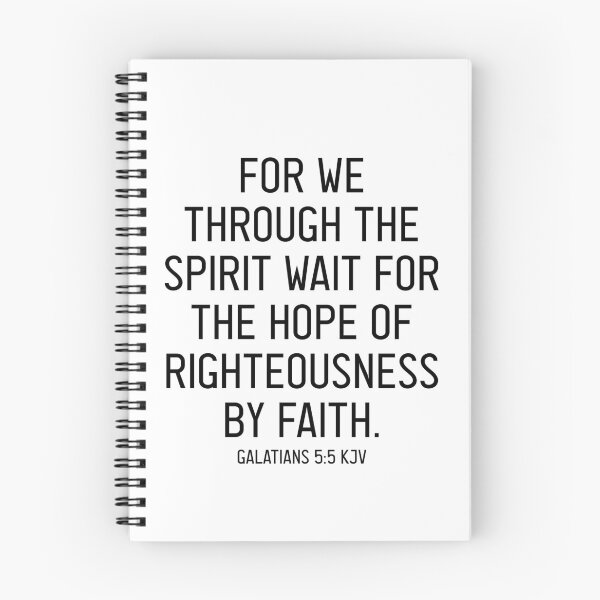 Item preview, Galatians 5:5 KJV designed and sold by Logosdesignshop.