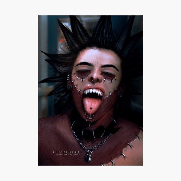 Pretty in punk Photographic Print
