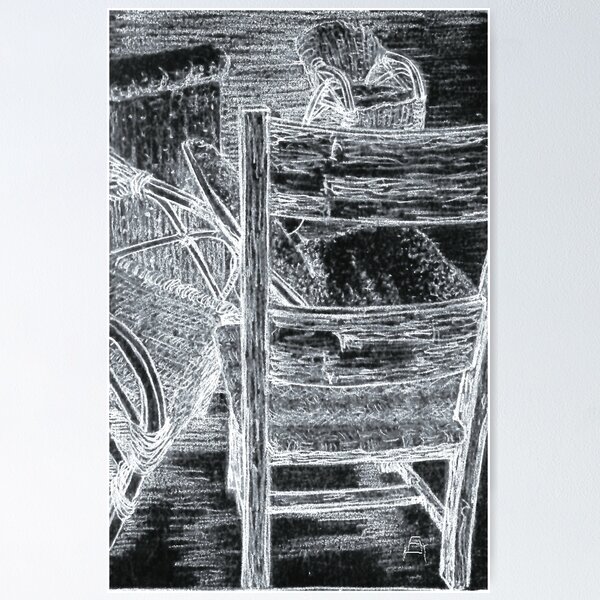 Item preview, Chair Story in Black, Grey and White designed and sold by Anne Huth.