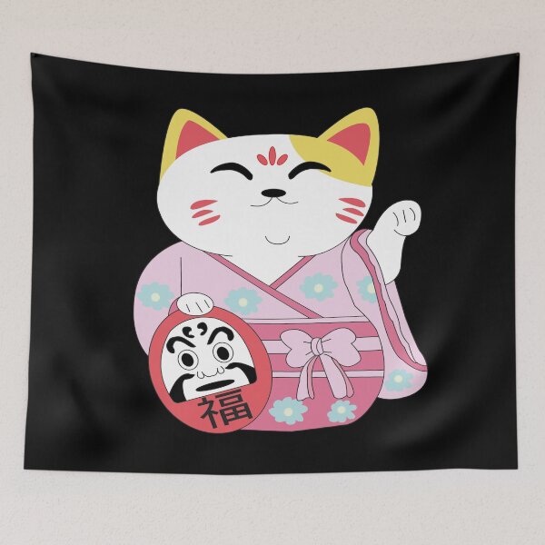 Item preview, Kawaii Maneki Neko Japanese Costume designed and sold by YueHeng Creates ⭐⭐⭐⭐⭐.