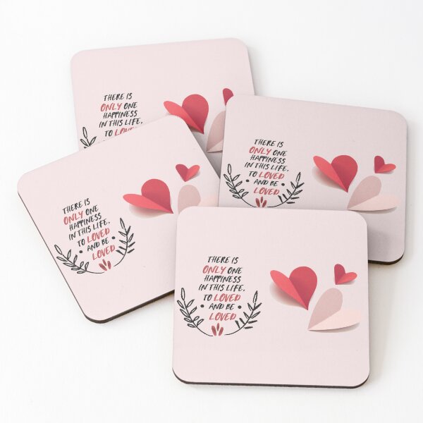 Item preview, There is only one happiness in life: to love and be loved valentine designed and sold by ZoomTaDesign.
