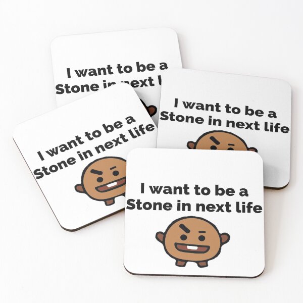 Item preview, I want to be a Stone in next life designed and sold by GipsyTipsy.