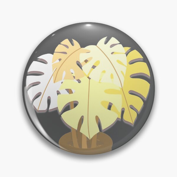 Item preview, White Yellow Shades Monstera designed and sold by benznest.
