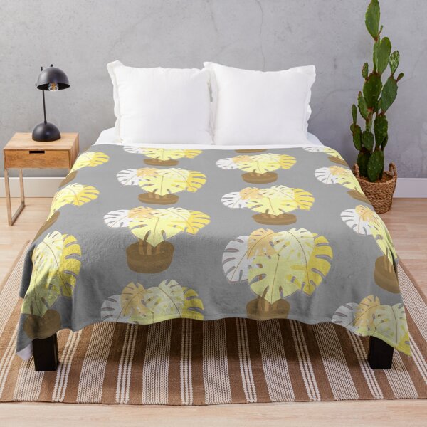 Item preview, Blanco Amarillo Tonos Monstera designed and sold by benznest.