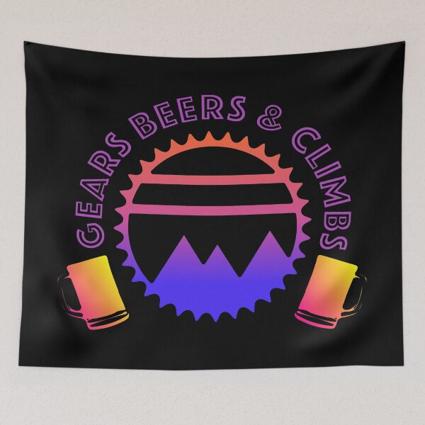 Item preview, Gears Beers & Climbs designed and sold by ZaciCreative.