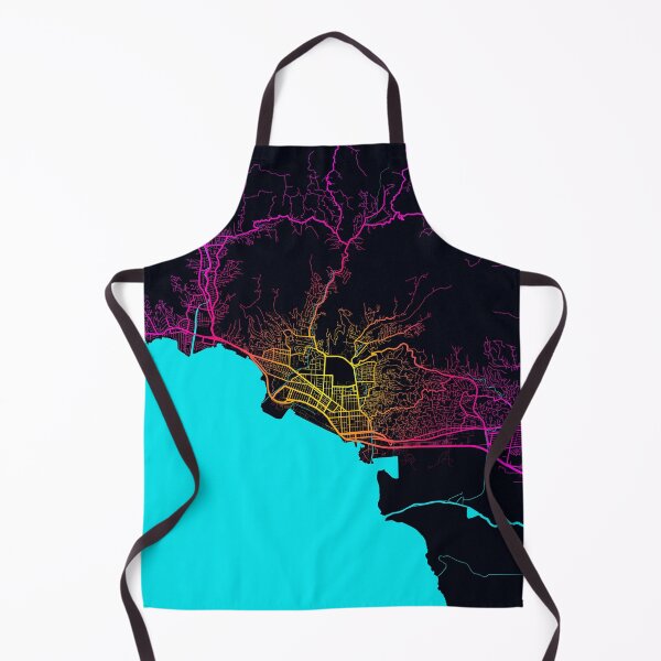 Item preview, Port of Spain City Map of Trinidad and Tobago - Neon designed and sold by deMAP.