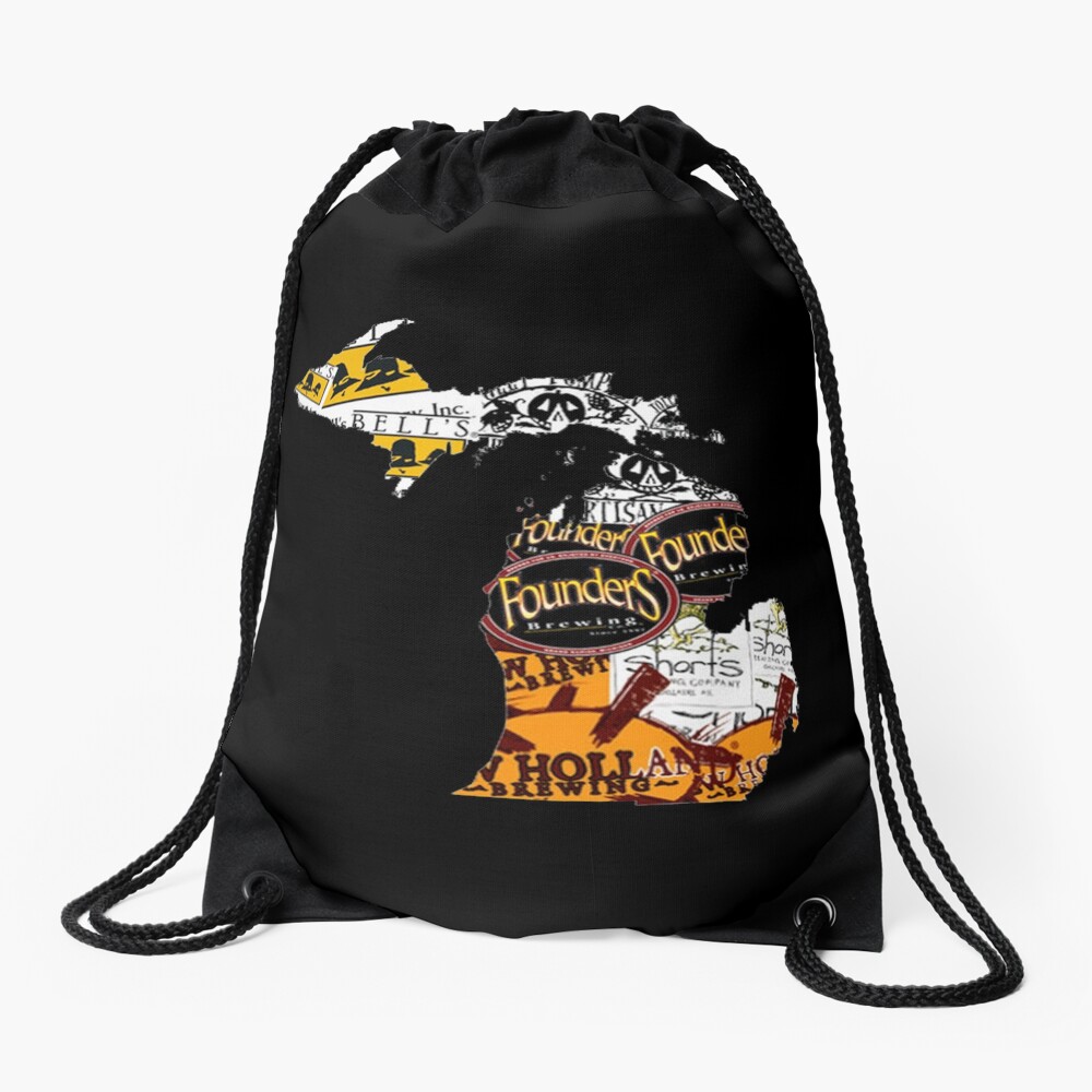beer Drawstring Bag