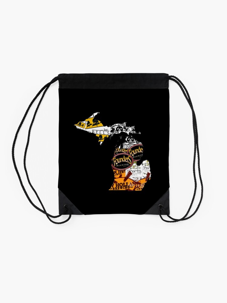 Alternate view of beer Drawstring Bag