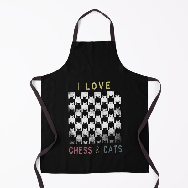 Item preview, I love chess and cats designed and sold by Sage86.