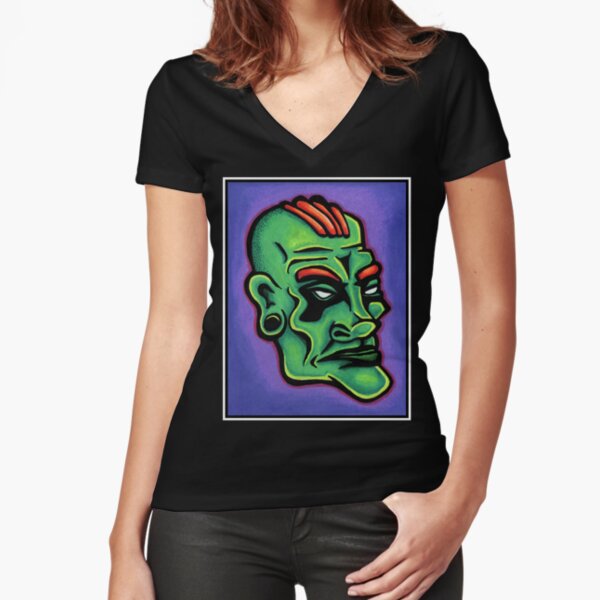 Dwayne Fitted V-Neck T-Shirt