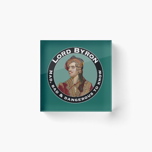 Item preview, Poet Lord Byron Mad Bad and Dangerous to Know designed and sold by emmafifield.