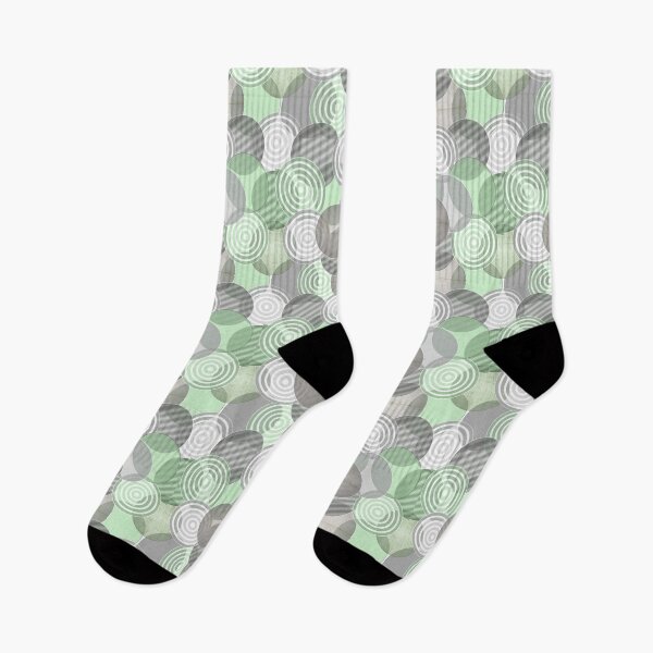 Item preview, Transparent circles in gray and green designed and sold by Ninaeva.