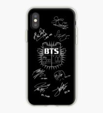 BTS Army + Signatures Black iPhone Case
