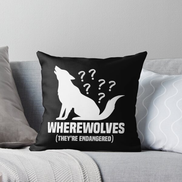 Item preview, Werewolf Pun - WHEREWOLVES, They're Endangered designed and sold by artsycore.