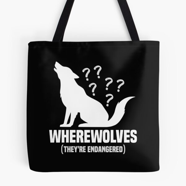 Item preview, Werewolf Pun - WHEREWOLVES, They're Endangered designed and sold by artsycore.