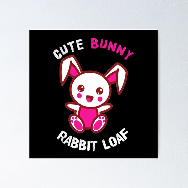Item preview,  Cute Bunny Rabbit Loaf designed and sold by Gamers Hub.