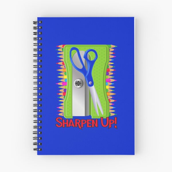 Item preview, Sharpen Up! (Green on Blue) designed and sold by PawsitiveMum.