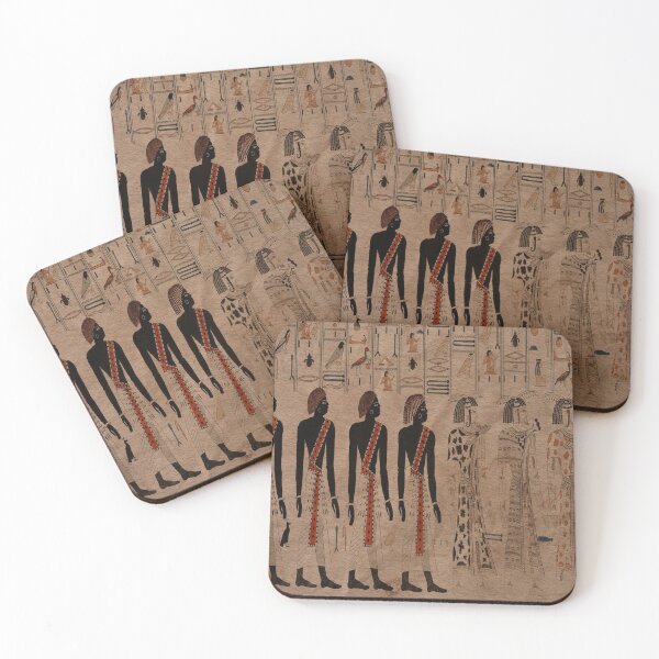 Item preview, Egypt Ethiopians illustration (Ancient Egypt Artwork) designed and sold by dreamofdenim.