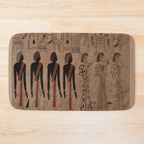 Item preview, Egypt Ethiopians illustration (Ancient Egypt Artwork) designed and sold by dreamofdenim.