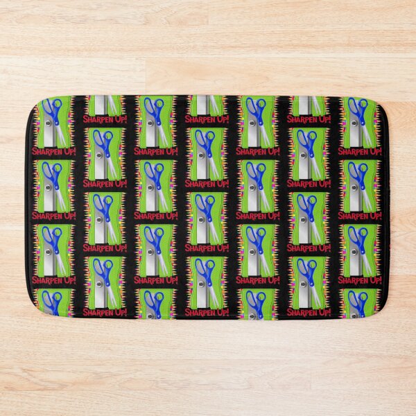Item preview, Sharpen Up! (Green on Black) designed and sold by PawsitiveMum.