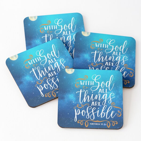 Item preview, Matthew 19:26 (with god) designed and sold by josephfanous.