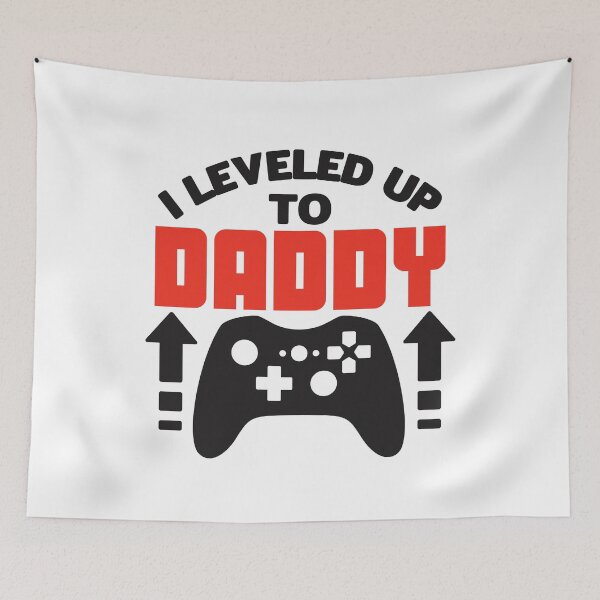 Item preview, I leveled up to Daddy T-shirt,Gamer shirt,Game lover Tee,Dad to be Tee,Gift for Dad to be,Funny Daddy to be Tee,Short-Sleeve Unisex T-shirt.  designed and sold by Babe3955.