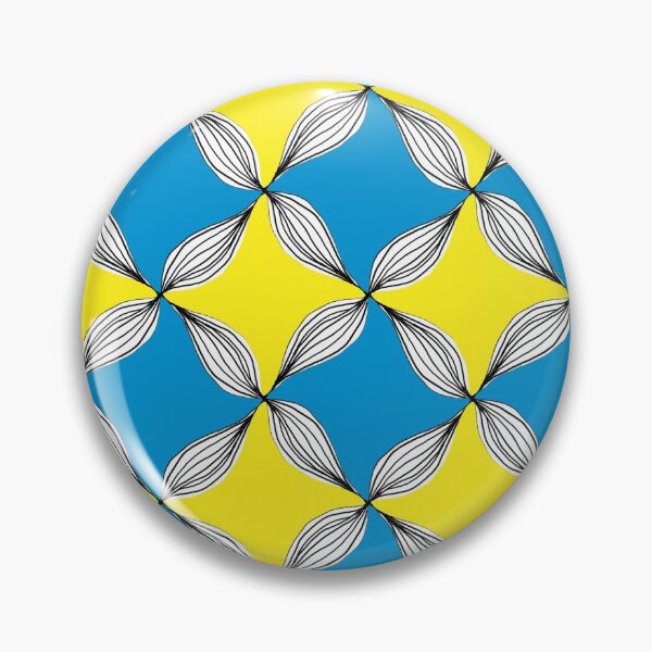 Item preview, Blue Yellow flower Patterns designed and sold by Eve :).