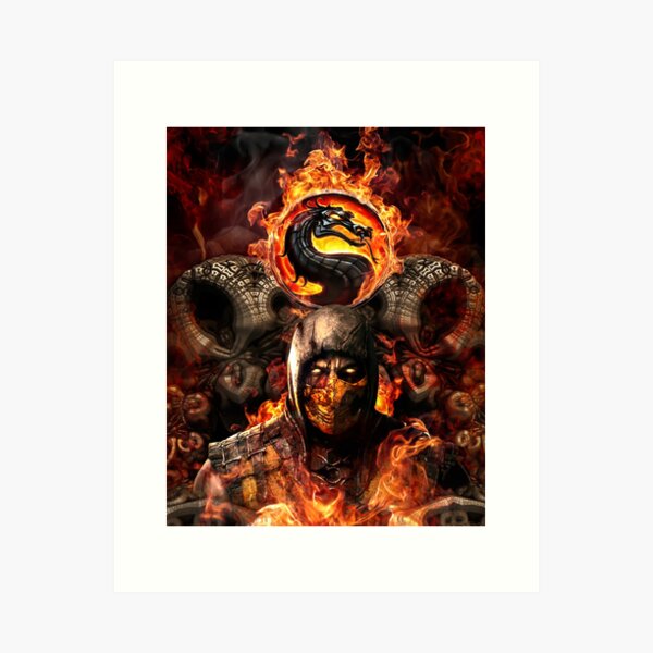 Artikel-Vorschau von Scorpion - Mortal Kombat - Fan Art, designt und verkauft von yuvimaginaria.
