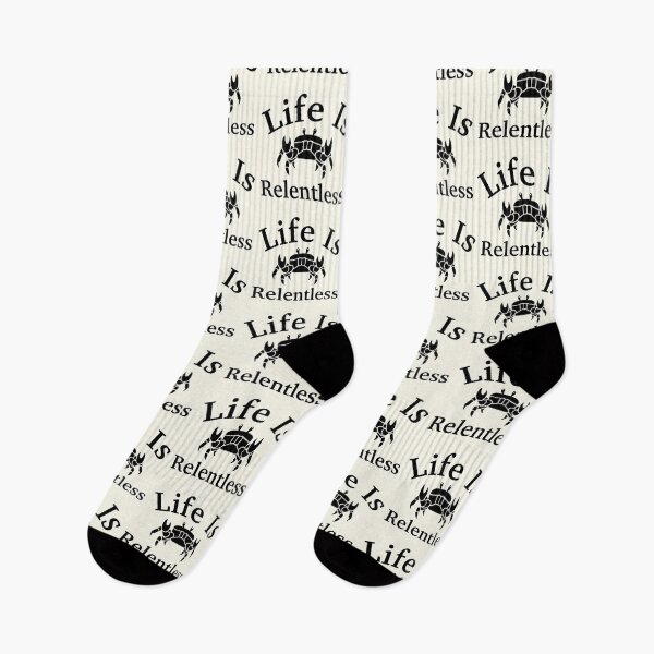 Item preview, Life Is Relentless Crab designed and sold by Trendy Design.