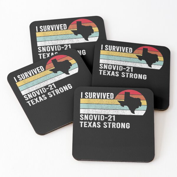 Item preview, I Survived Snovid-21 Texas Strong - Vintage Retro designed and sold by glenn-designer.