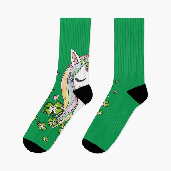 Artikelvorschau, St. Patricks Day Shamrock Einhorn Mädchen Irish Cool Green Kids entworfen und verkauft von ryanpensyp.