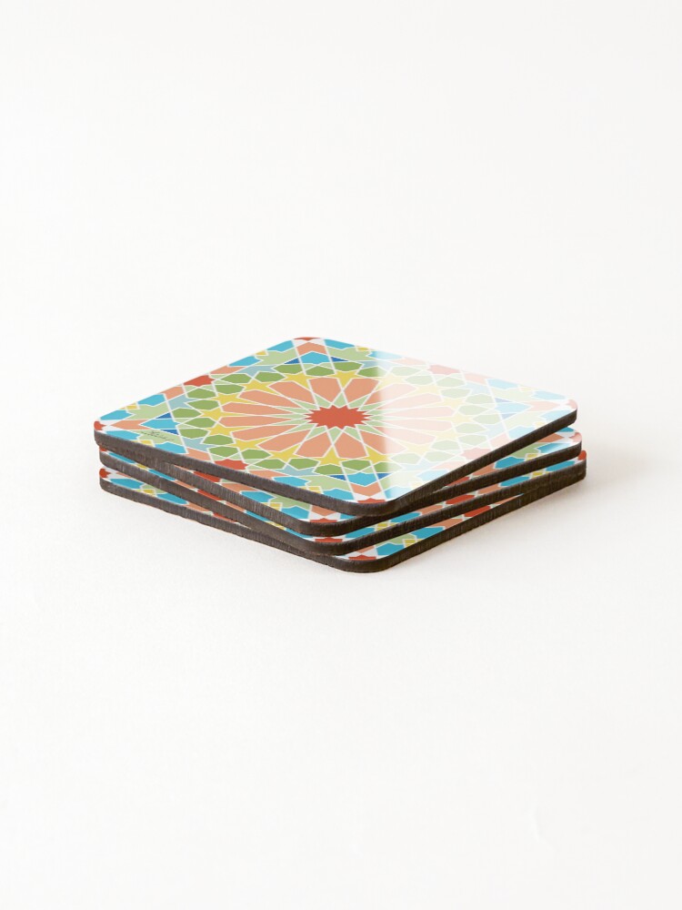 Thumbnail 4 of 5, Coasters (Set of 4), Alhambra Islamic Design designed and sold by RolaMerheb.