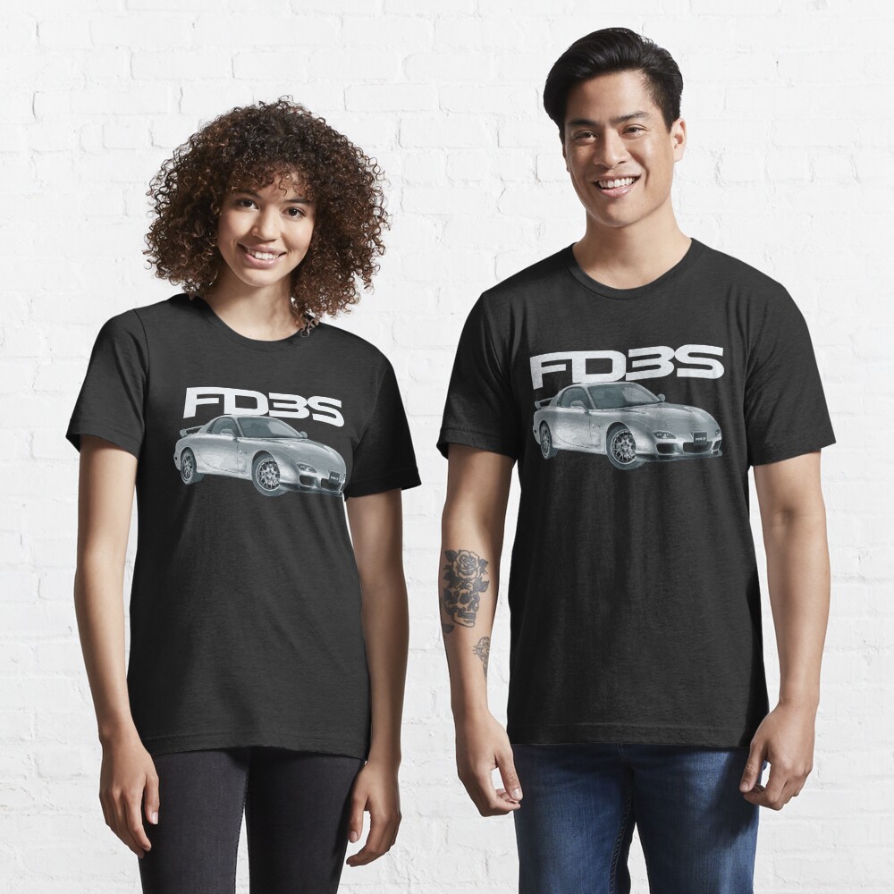 FD3S rx-7 turbo spirit R Titanium gray Essential T-Shirt for Sale by  cowtownCOWBOY