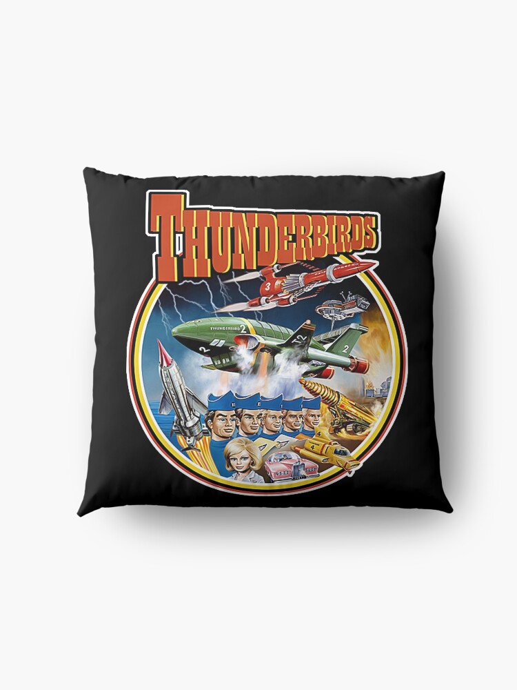 Alternate view of Retro Vintage Thunderbirds T-Shirt Floor Pillow