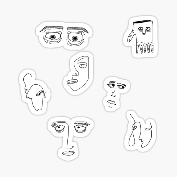 Face Place Sticker