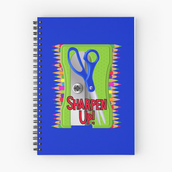 Item preview, Sharpen Up! (Green #2 on Blue) designed and sold by PawsitiveMum.