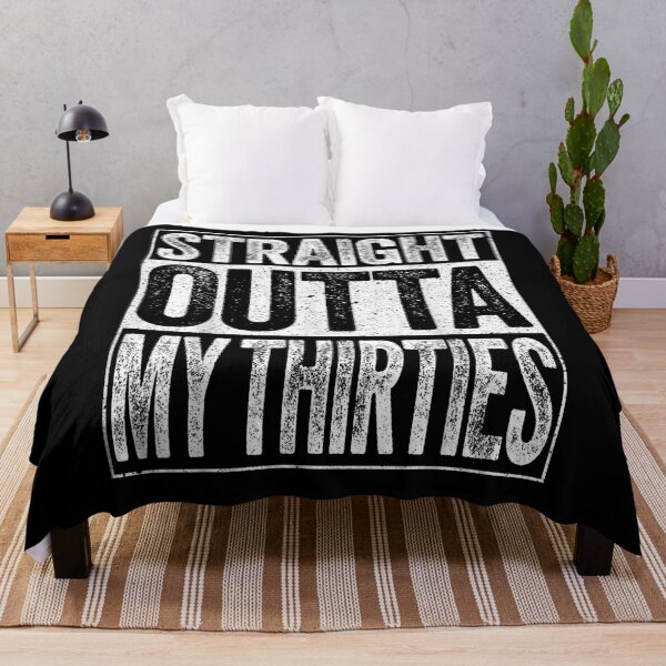 Item preview, Straight Outta My Thirties T-Shirt Funny 40th Birthday Gift  designed and sold by ryanpensyp.