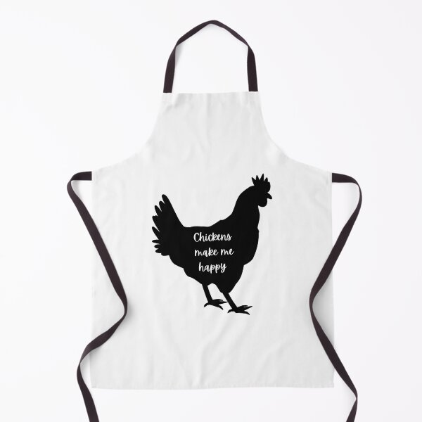Item preview, Chickens Make Me Happy designed and sold by Cluckin' Mad.