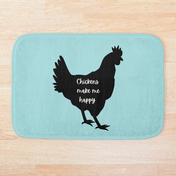Item preview, Chickens Make Me Happy designed and sold by Cluckin' Mad.