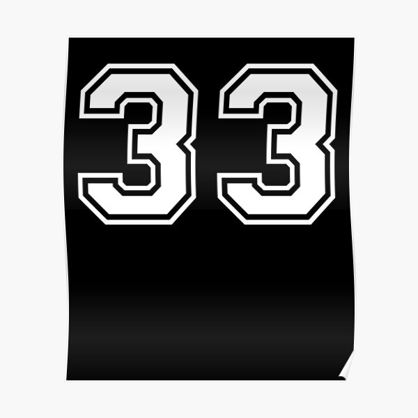 Jersey Number 33 Ubicaciondepersonascdmxgobmx