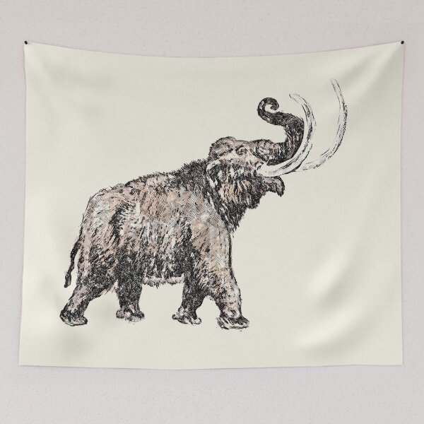 Item preview, Mammoth_Drawing designed and sold by shokA Design.