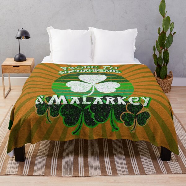 Item preview, Prone To Shenanigans & Malarkey—Retro St. Patrick's Day Fun designed and sold by Holiday-Art.