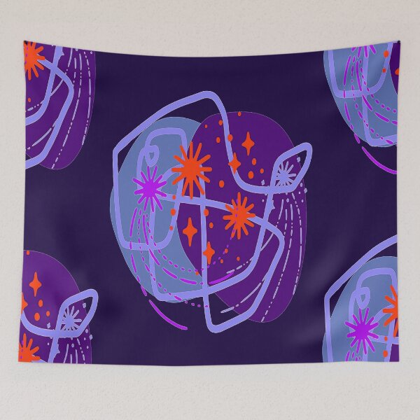 Item preview, ABSTRACT PATTERN LINEAR AND STARS, TRIPPY  PSYCHEDELIC ARTE ABSTRACTO designed and sold by Adri Barnard.
