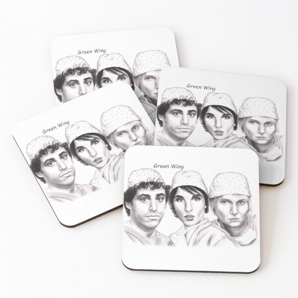 Item preview, Caroline, Guy & Mac - surgeons of Green Wing designed and sold by SaxonArtDesign.