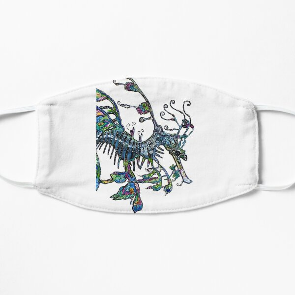 Leafy Seadragon by Sheridon Rayment Flat Mask