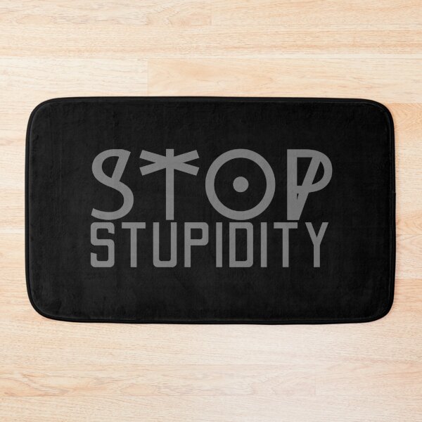 Item preview, Stop Stupidity Geometry Design designed and sold by SweetAndSpice.