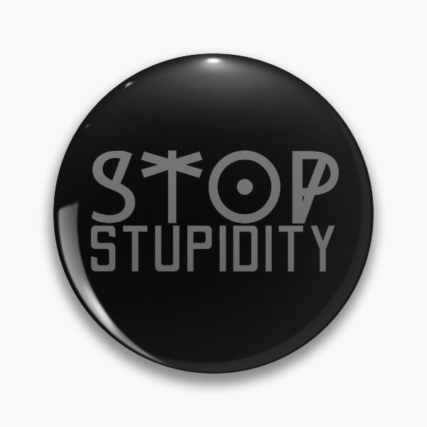 Item preview, Stop Stupidity Geometry Design designed and sold by SweetAndSpice.